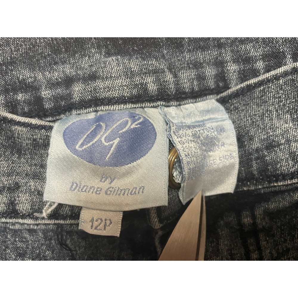 DG2 by Diane Gilman Womens Jeans 12P Bootcut Embellished American Flag - Picture 5 of 5